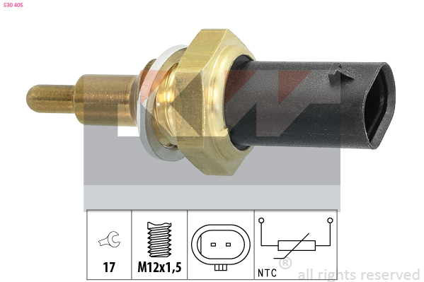 Senzor,temperatura lichid de racire 530 405 KW